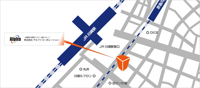 本店所在地地図