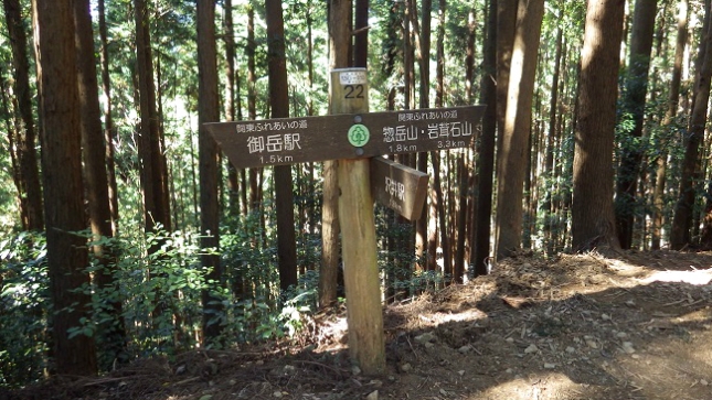 12沢井駅への分岐