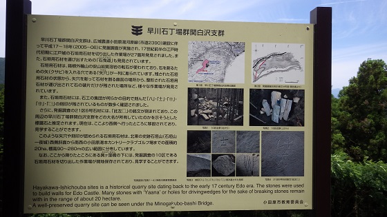 175早川石丁場群入口